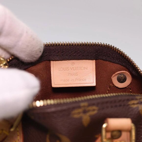 LOUIS VUITTON Monogram Mini Speedy Hand Bag M41534 LV Auth am4166V - Picture 13 of 16